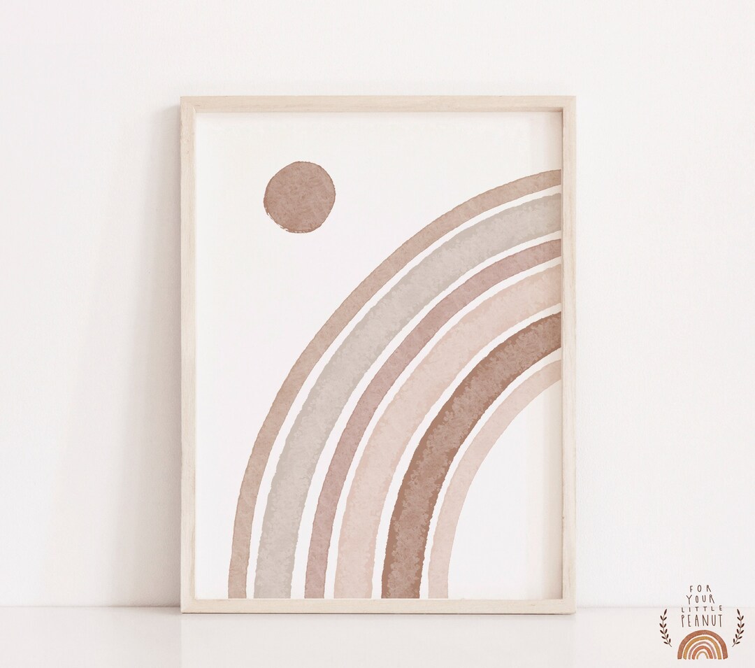 Nursery Wall Art Rainbow Nursery Decor Printable Wall Art Nursery ...