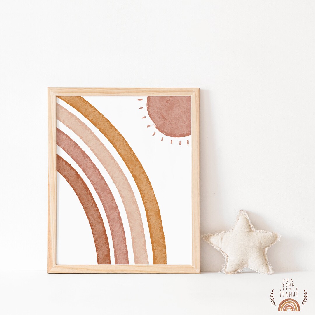 Nursery Wall Art Rainbow Nursery Decor Printable Wall Art - Etsy