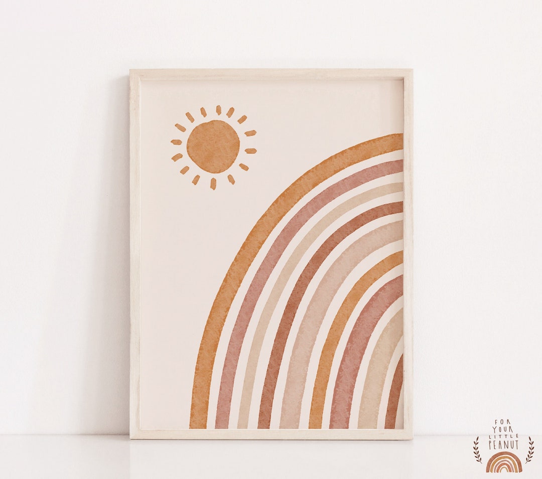 Nursery Wall Art Rainbow Nursery Decor Printable Wall Art Nursery ...