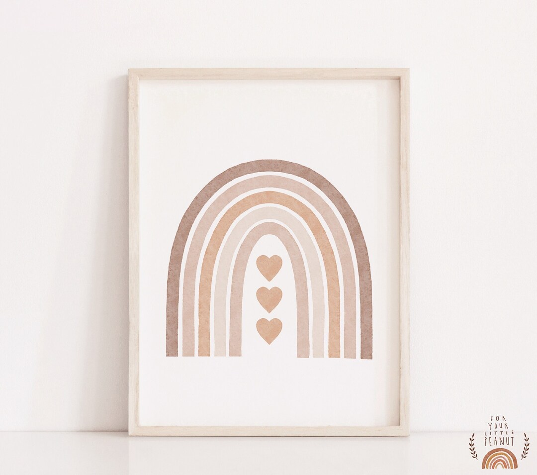 Nursery Wall Art Rainbow Nursery Decor Printable Wall Art Nursery ...