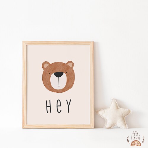 Nursery Wall Art Print Printable Quotes for Baby Room Etsy