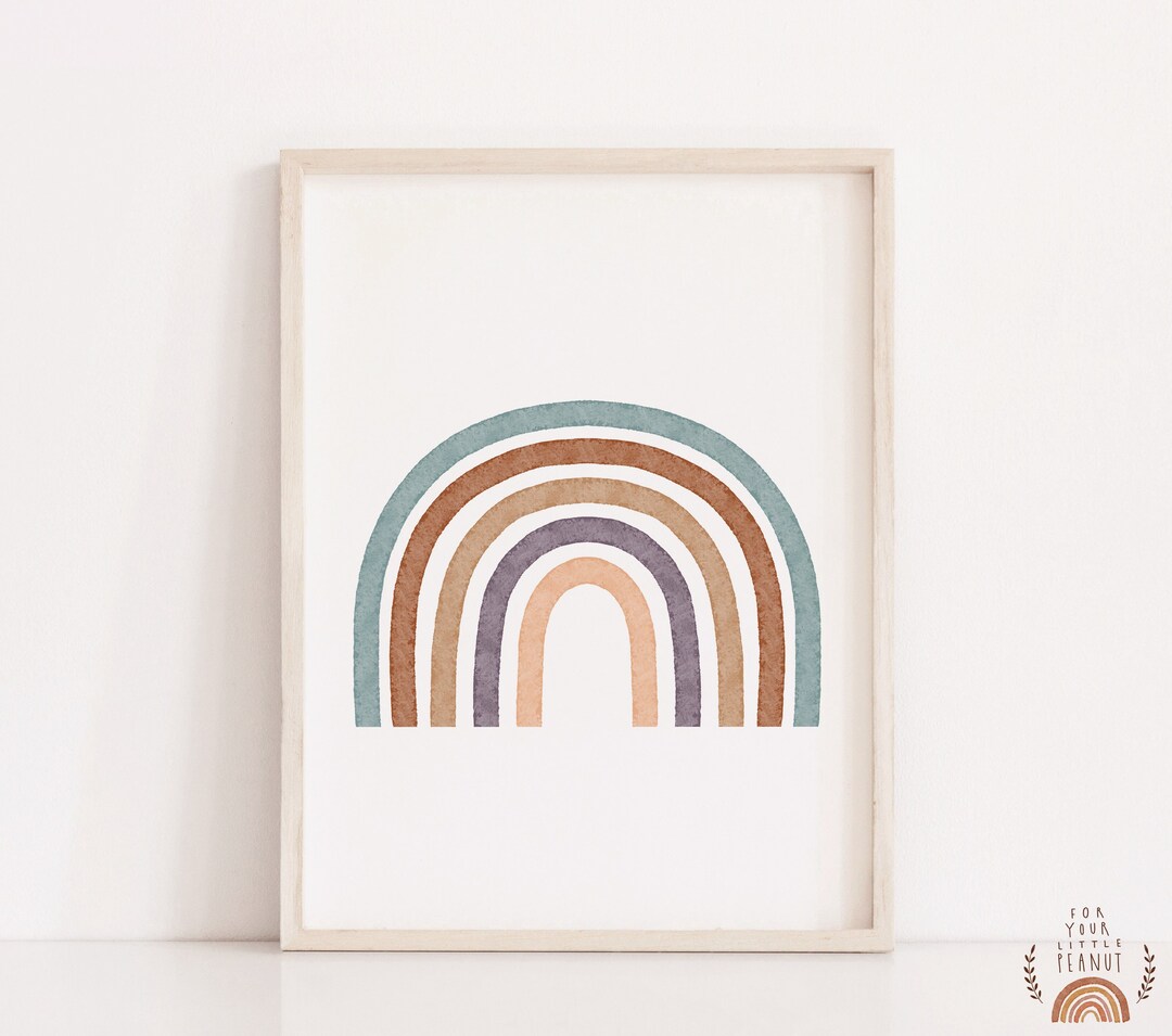 Nursery Wall Art Rainbow Nursery Decor Printable Wall Art Nursery ...