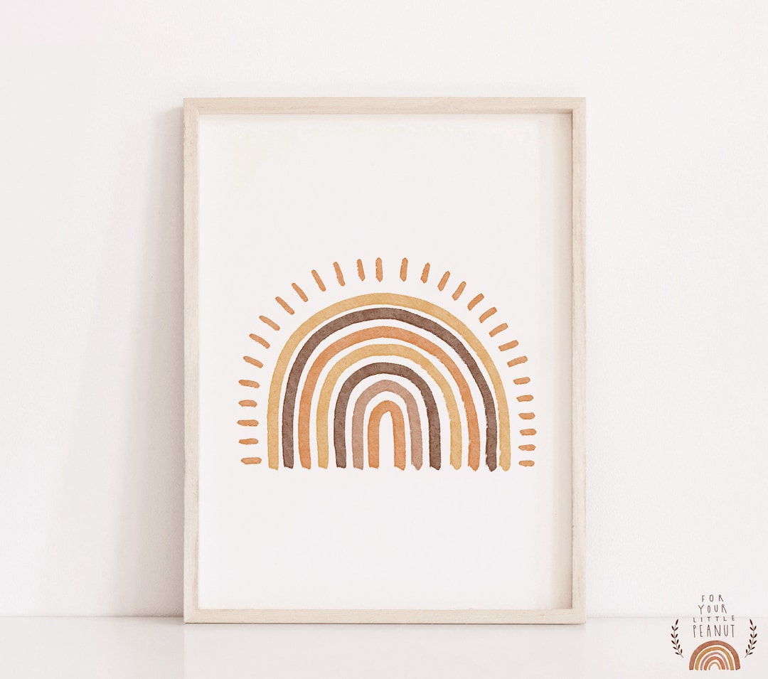 Nursery Wall Art Rainbow Nursery Decor Printable Wall Art Nursery ...