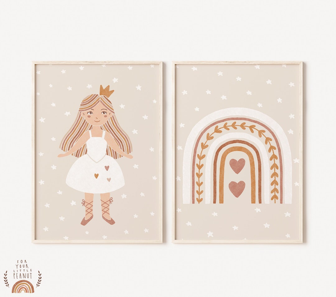 Set of Two Prints Nursery Wall Art Nursery Sets Printable Wall Art ...