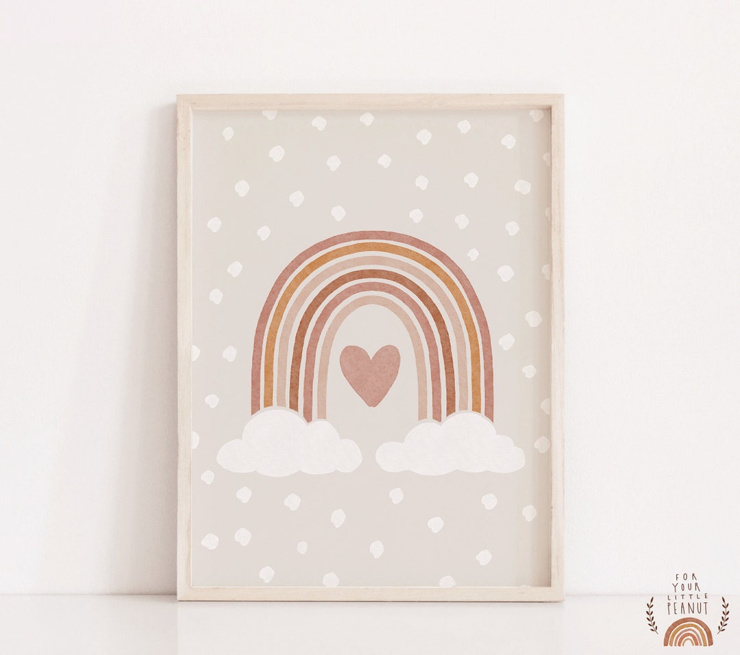 Nursery Wall Art Rainbow Nursery Decor Printable Wall Art Nursery ...