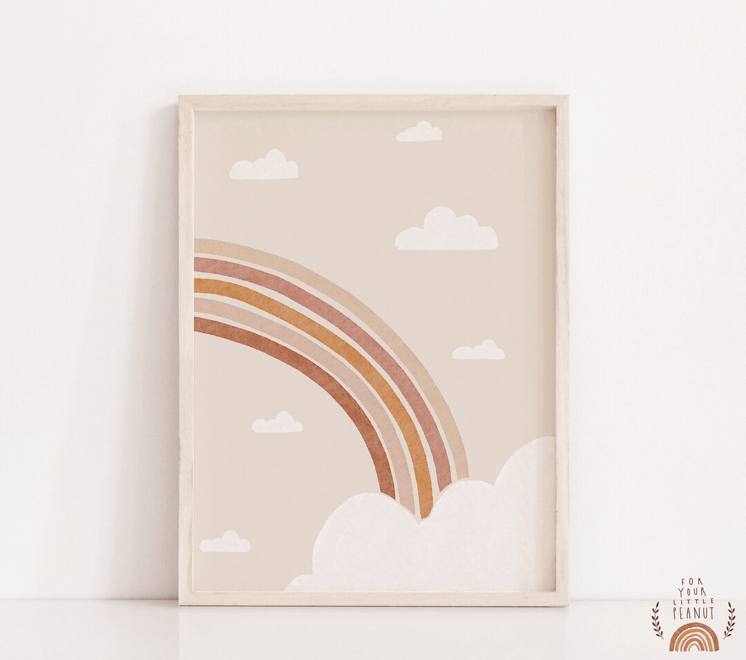 Nursery Wall Art Rainbow Nursery Decor Printable Wall Art Nursery ...