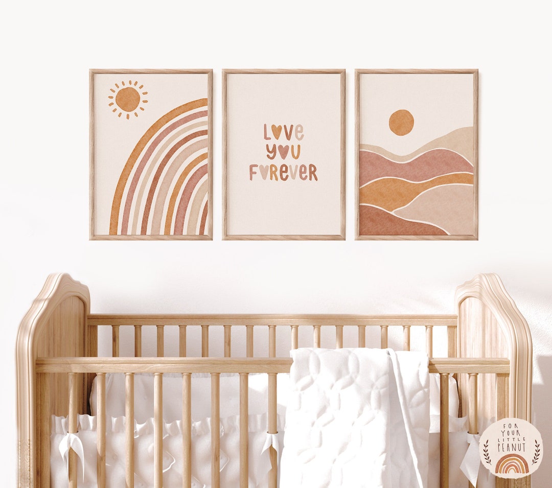 Set of 3 Prints Nursery Wall Art Nursery Sets Printable Wall Art ...
