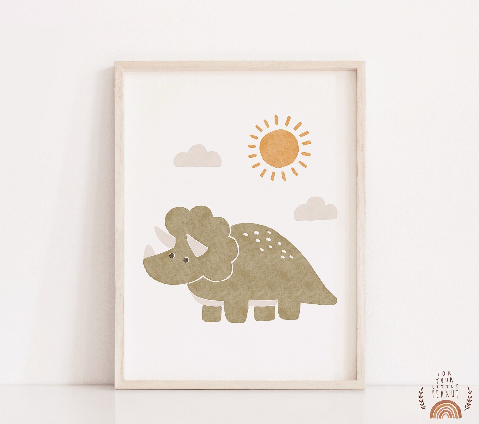 Dinosaur Poster Nursery Wall Art Dinosaur Print Nursery Decor Printable ...