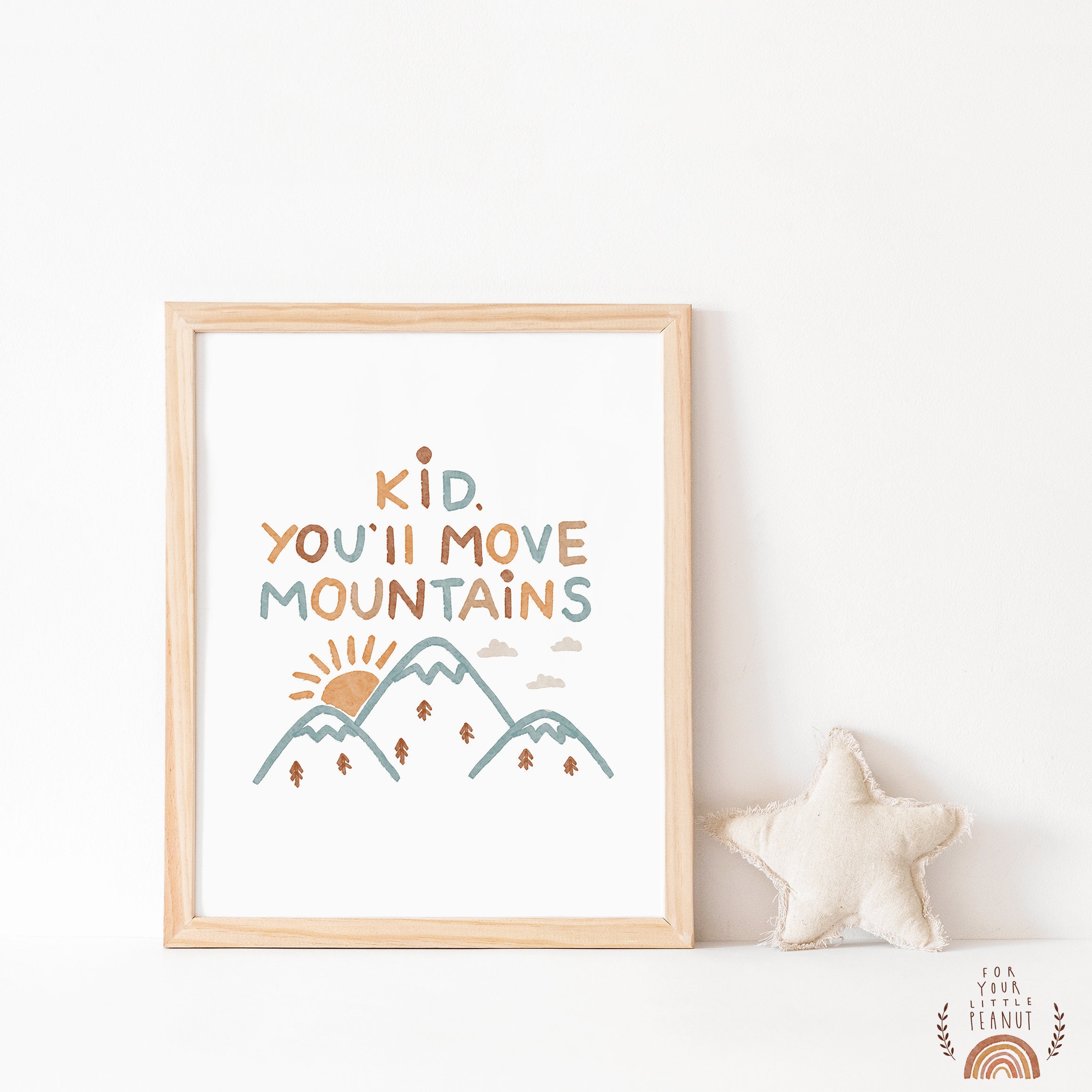 Nursery Quotes Printable Wall Art Nursery Decor Playroom Wall Etsy