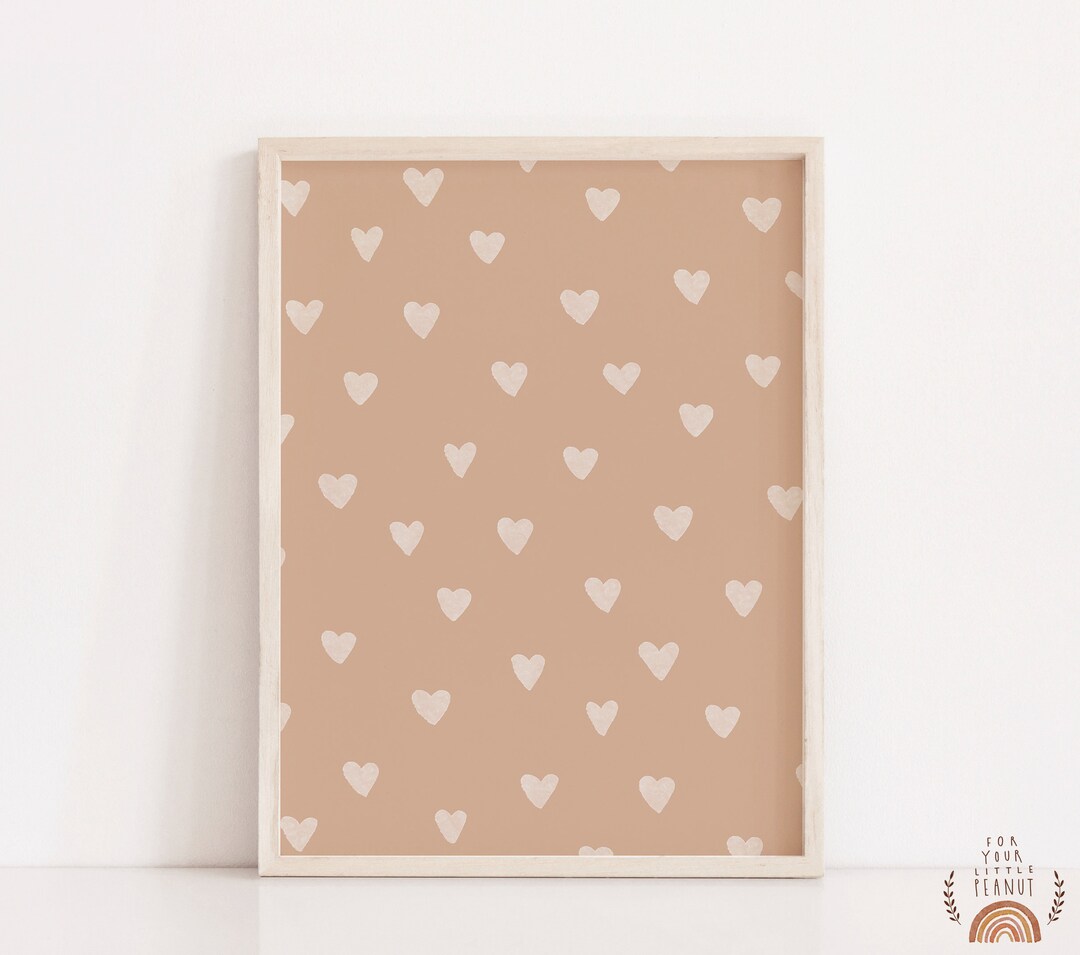 Nursery Wall Art Heart Nursery Decor Printable Wall Art Nursery Prints