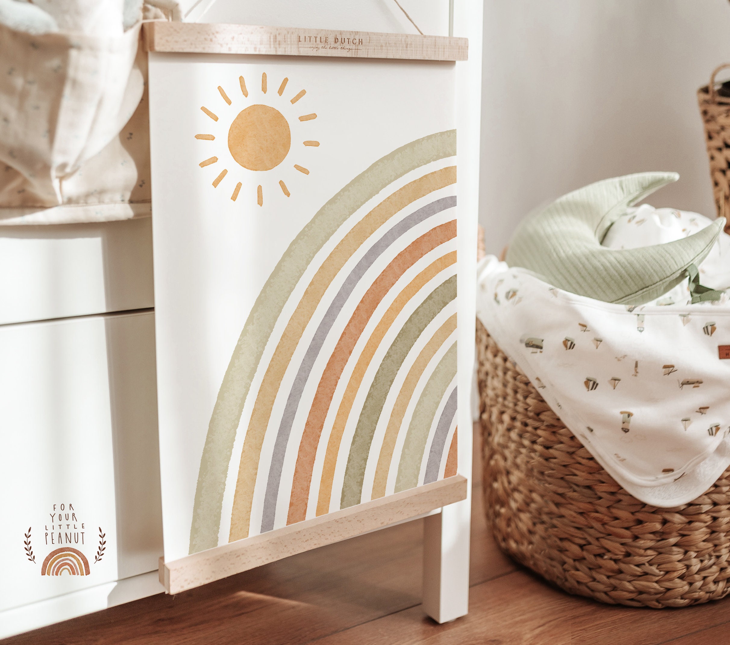 Nursery Wall Art Rainbow Nursery Decor Printable Wall Art Nursery ...