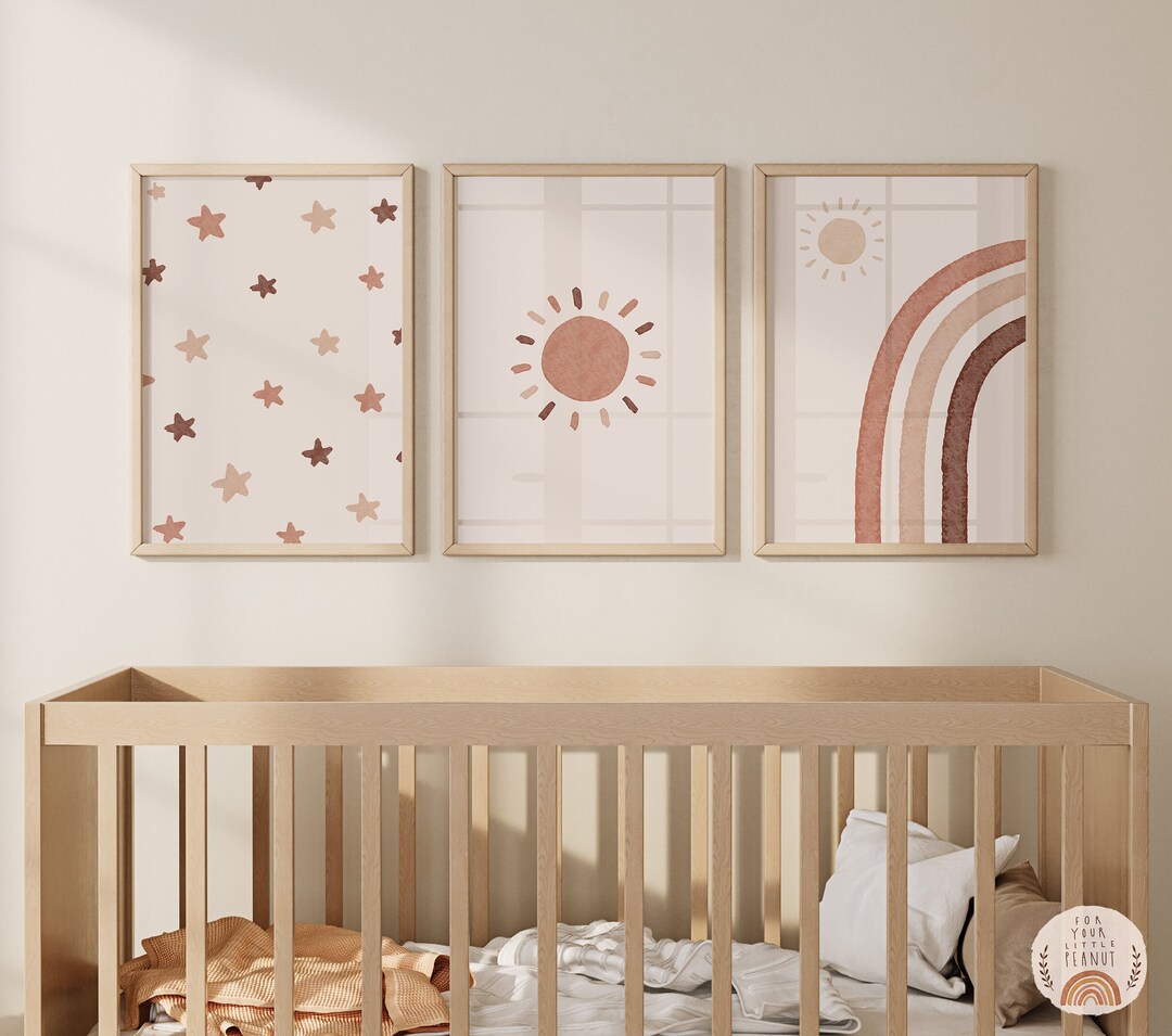 Set of 3 Prints Nursery Wall Art Nursery Sets Printable Wall Art ...