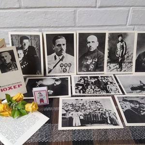 Wassili Blucher Postkarten Set/Marschall der UdSSR/Russischer Revolutionär/Russischer Bürgerkriegsheld/Kommandant der Roten Armee/Sowjetische Erinnerungsstücke/Vtg 70's