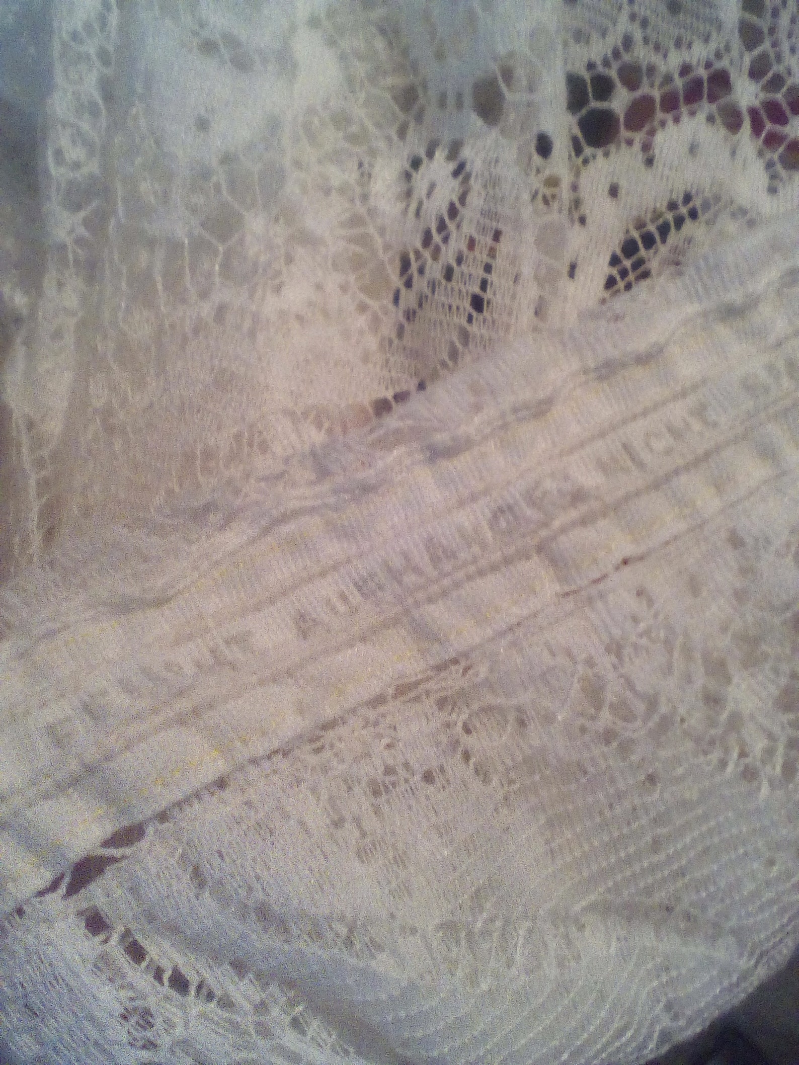 Vintage Valanced White Floral Lace Curtain/german Lace Net - Etsy UK