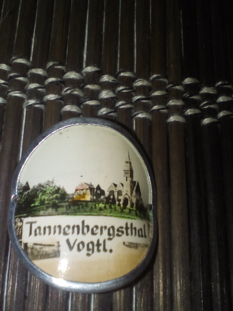 Set of 2 Vintage German Walking Stick Badges with NailsCollectible Cane Metal BadgesWalking Stick DecorHiking MedallionHiking Badge