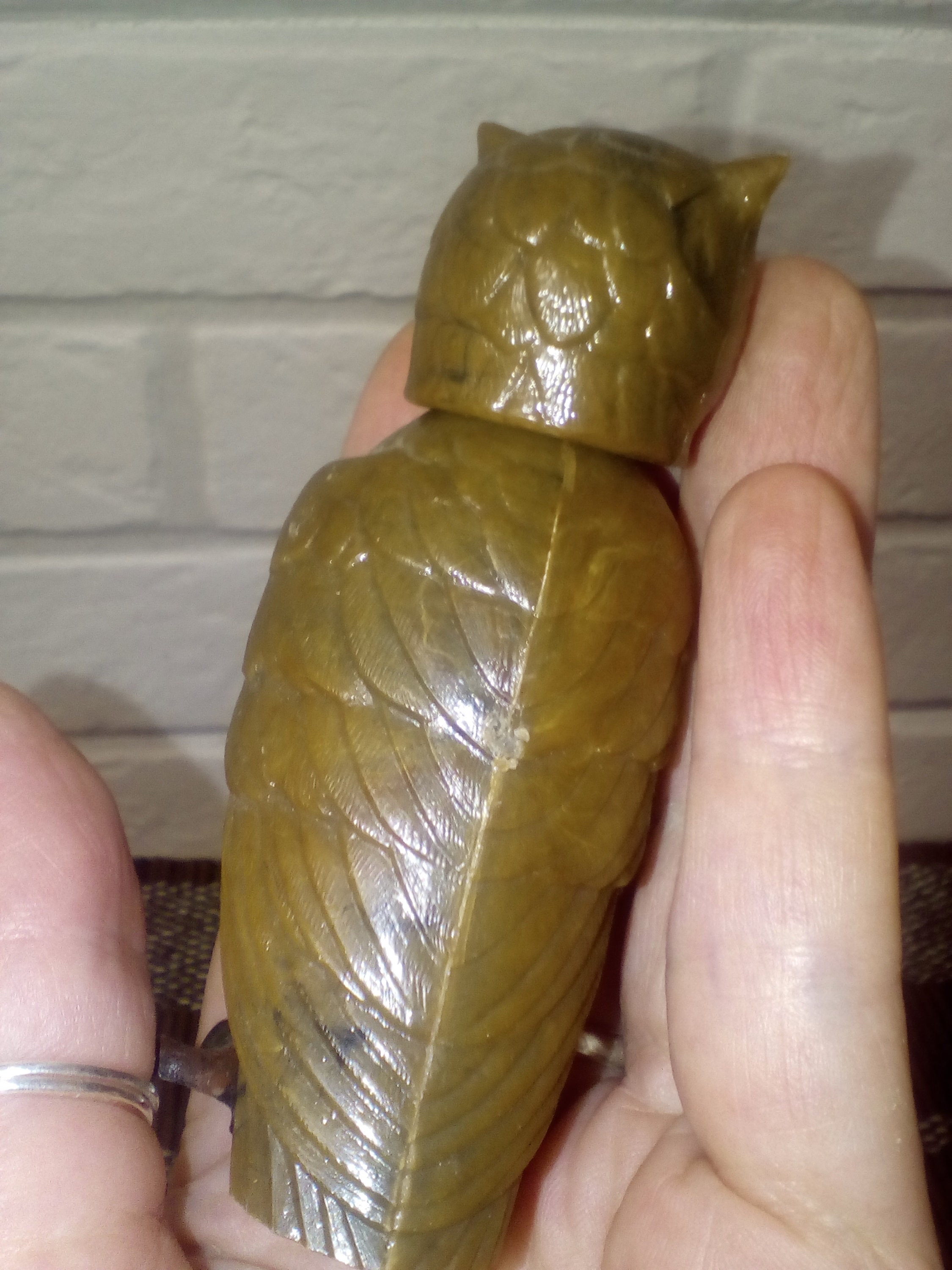 Vintage Owl Nodder/Bobble Head Owl Toy/Breba/West Etsy