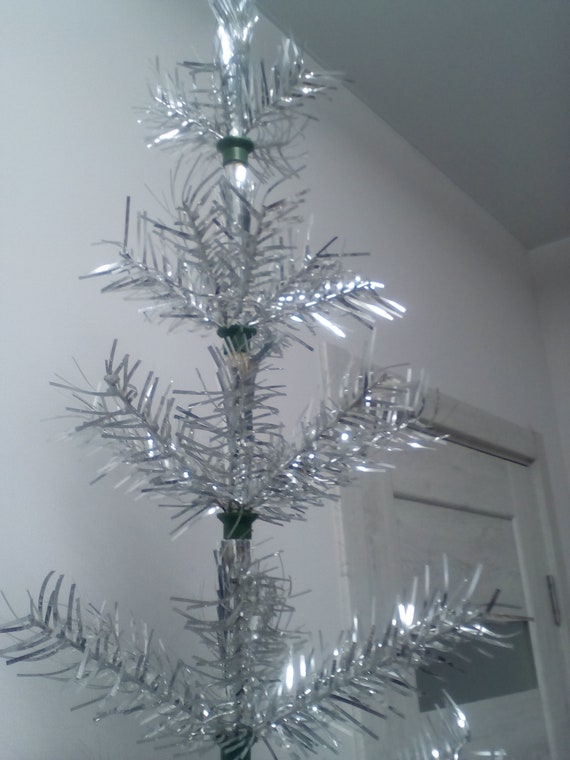 Beneden afronden spiraal Vooroordeel Vintage 51 Aluminium Kerstboom/Inklapbare 8-Tier - Etsy België