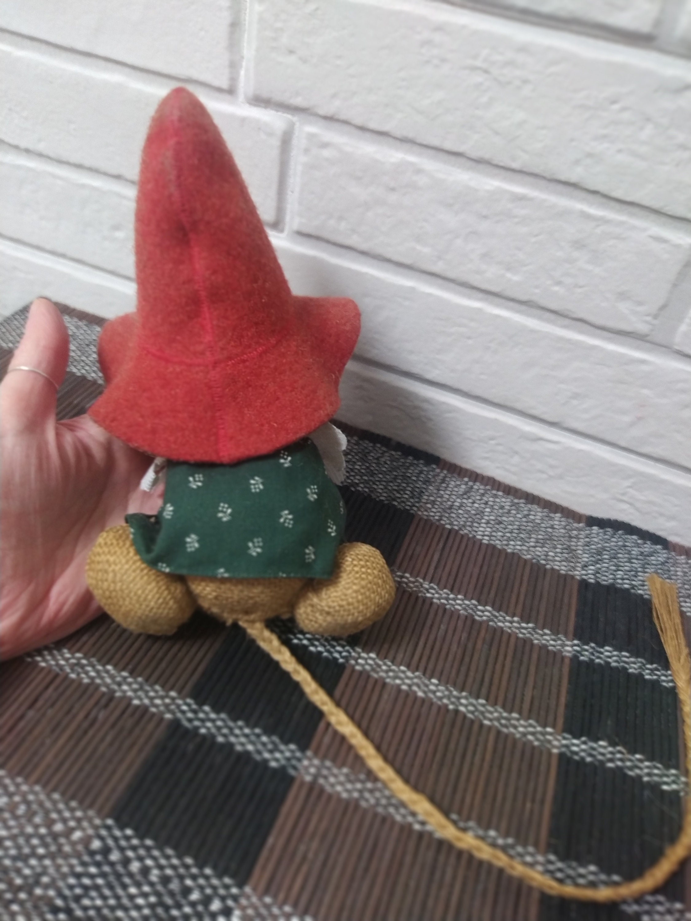 souris まとめ売り Famille de souris en toile de jute VTG/ensemble de souris en