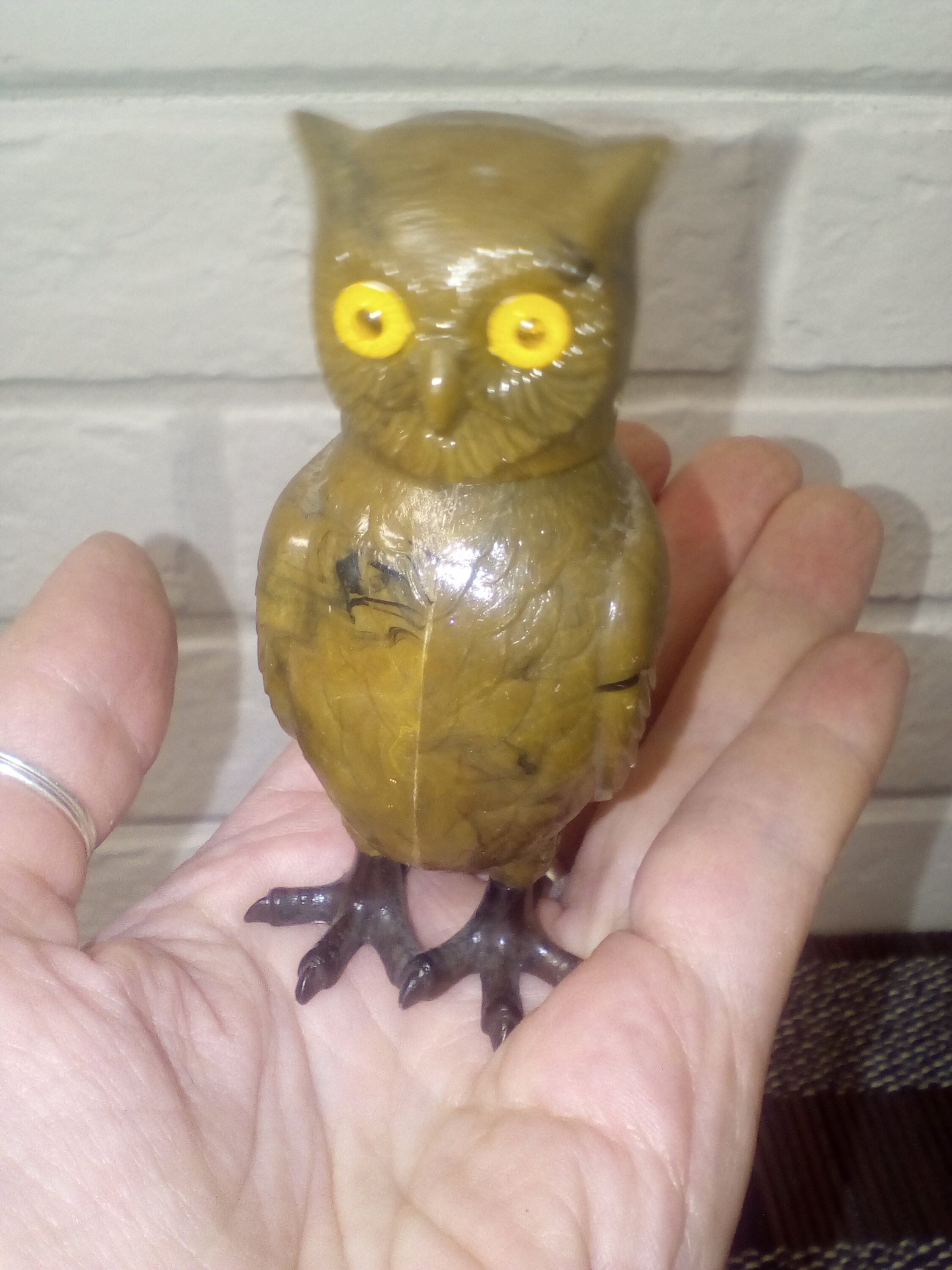 Vintage Owl Nodder/bobble Head Owl Toy/breba/west Etsy UK