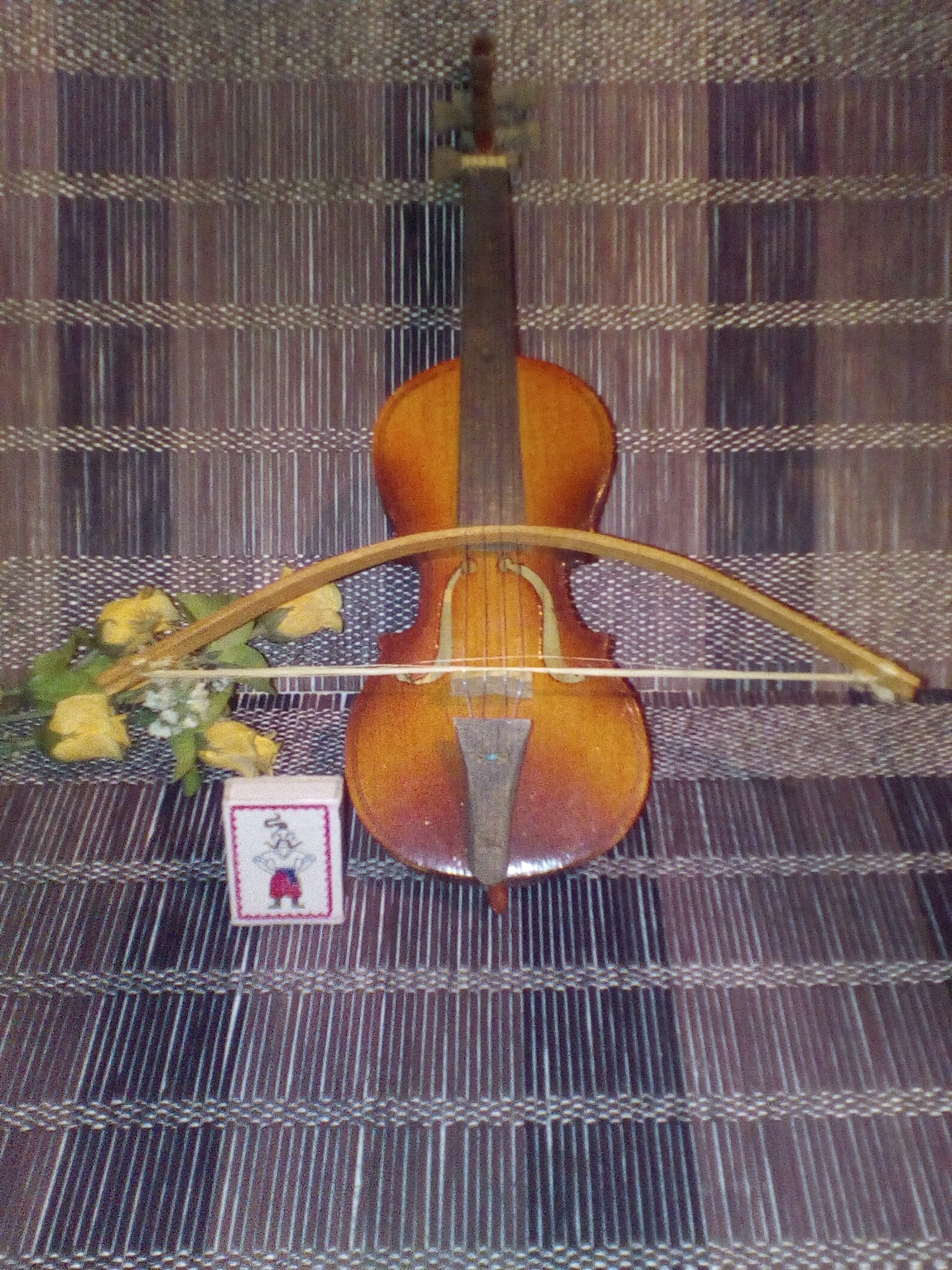 Antique 13 Decorative Violin/handmade Violin With Arch Bow/full