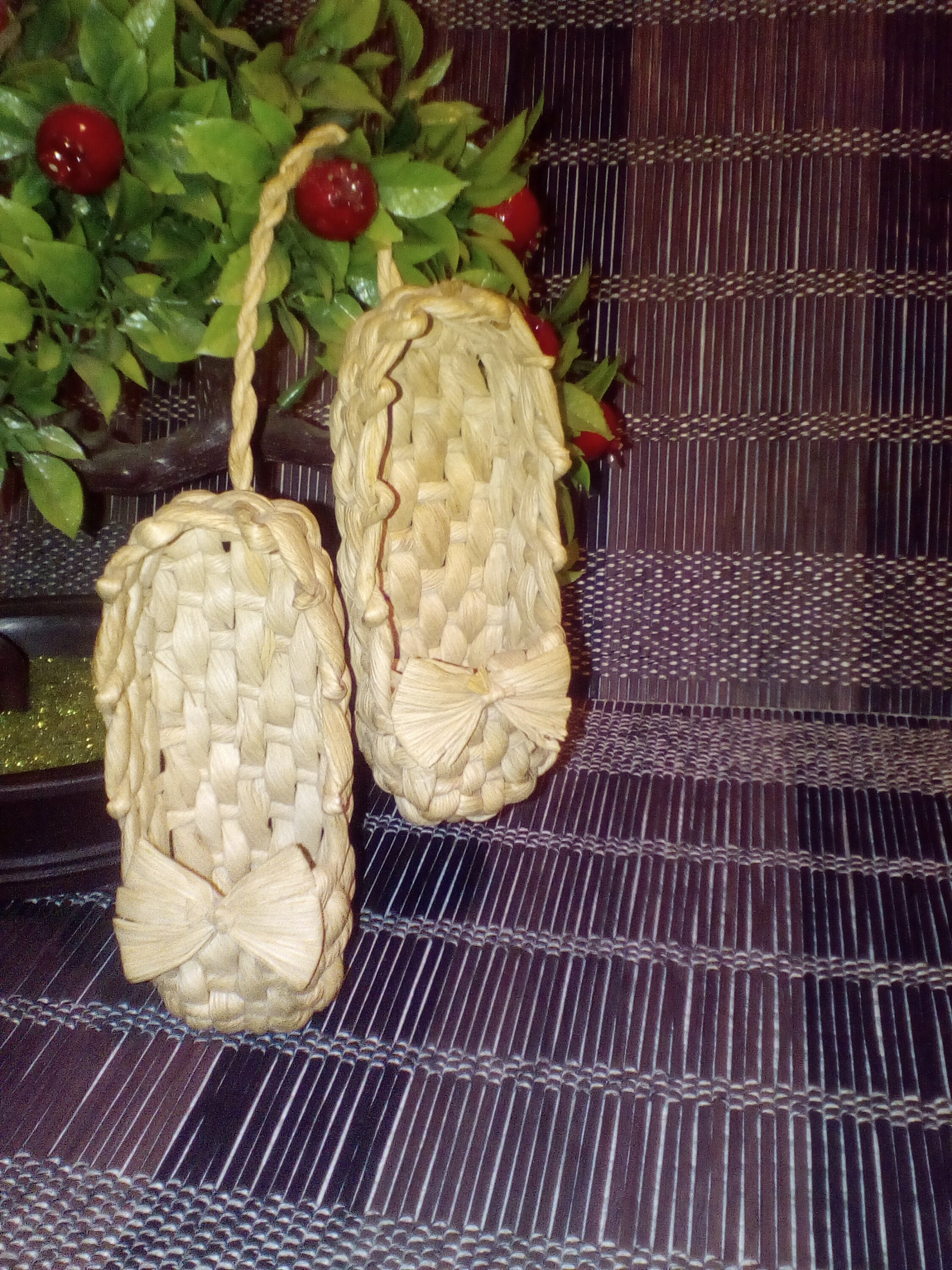Handmade Straw Shoes/ Wicker Corn Husk Shoes/Souvenir Bast Etsy