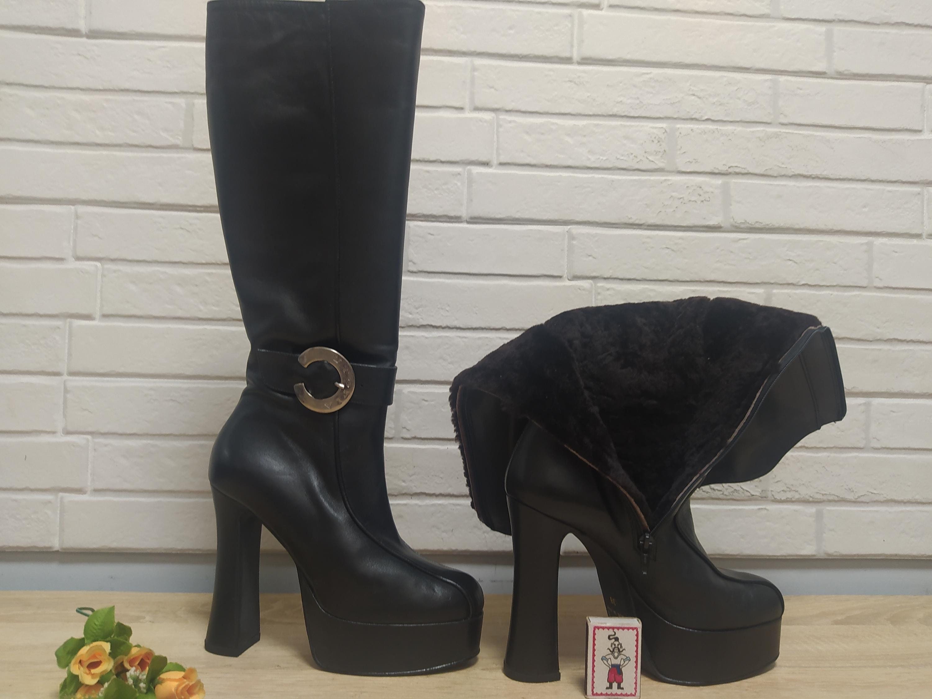 靴 00s Archive Diesel Buckle Design Boots Men 8.0US 00S Archive Diesel Buckle Design Boots Luxury