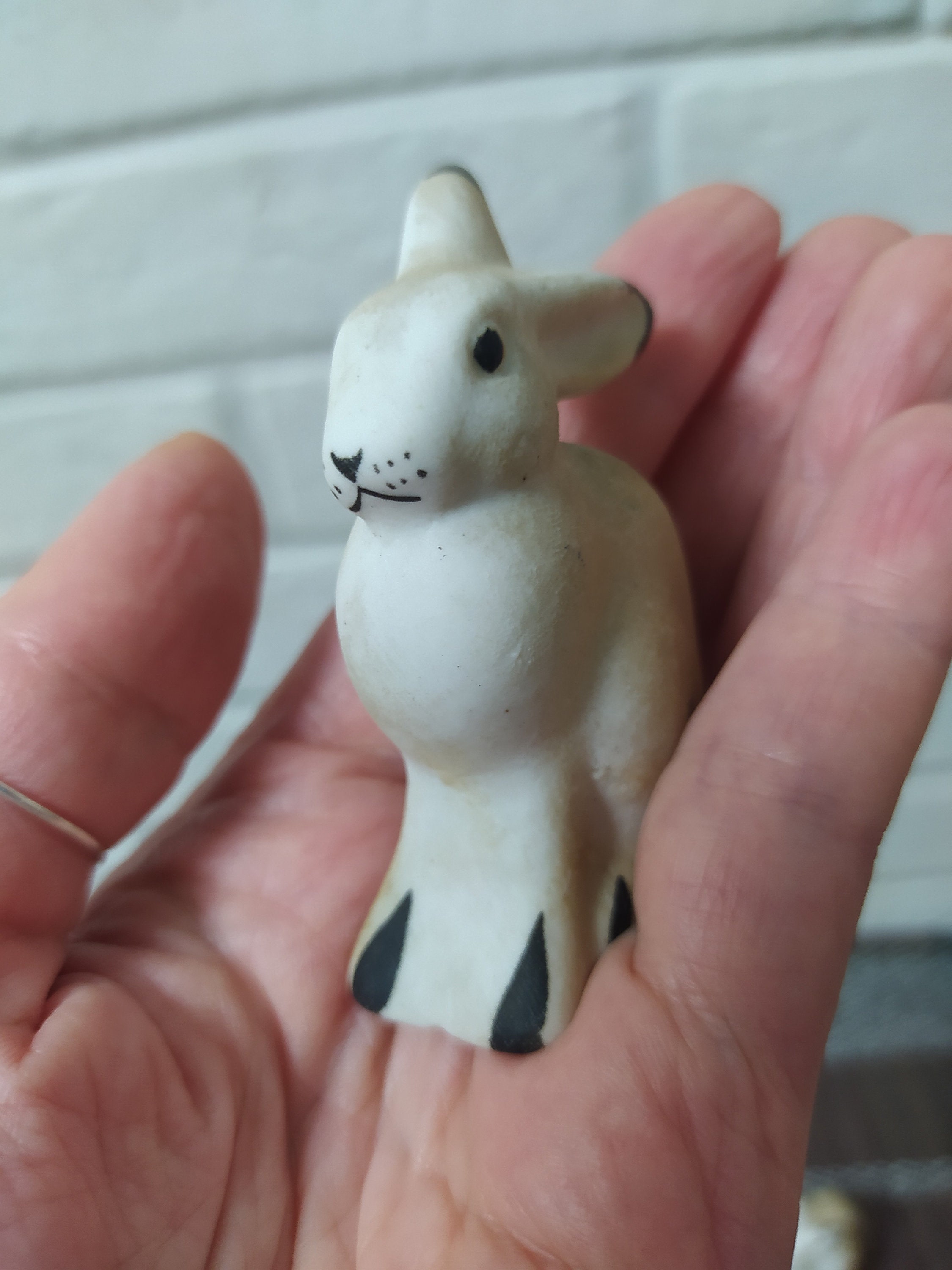 Vtg Set of 4 Bunny Rabbit Family Figurines/soviet Art Pottery - Etsy