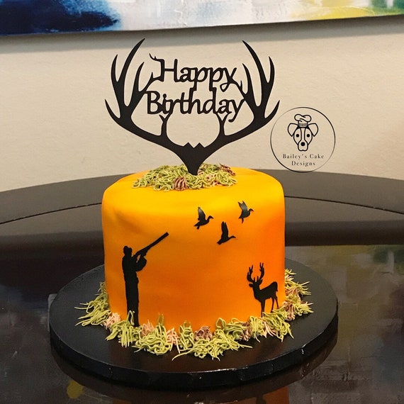 Happy Birthday Cake Topper Etsy