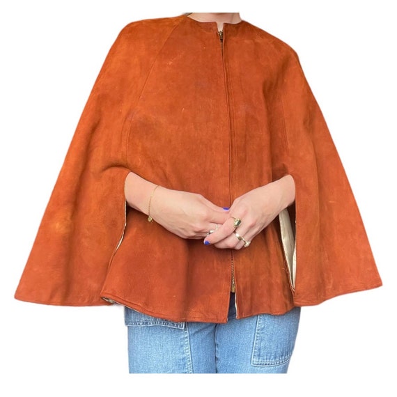 Vintage cognac brown suede Gem