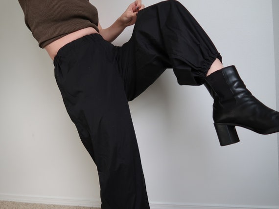 Vintage handmade black harem-style pants