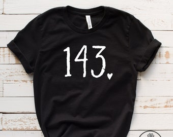 143 Shirt for Women and Men: Mr Rogers Numerology for I Love You