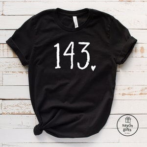 Mister Rogers 143 Shirt for Women and Men: Mr Rogers Numerology for I Love You | Fans of Fred Rogers Gift