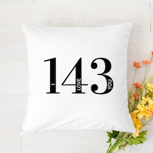 143 I Love You Pillowcase, Mister Rogers Quote Pillow Covers, Hidden Meaning Gift, Anniversary Gift, Mother&#39;s Day Gift,Throw Pillow Quote