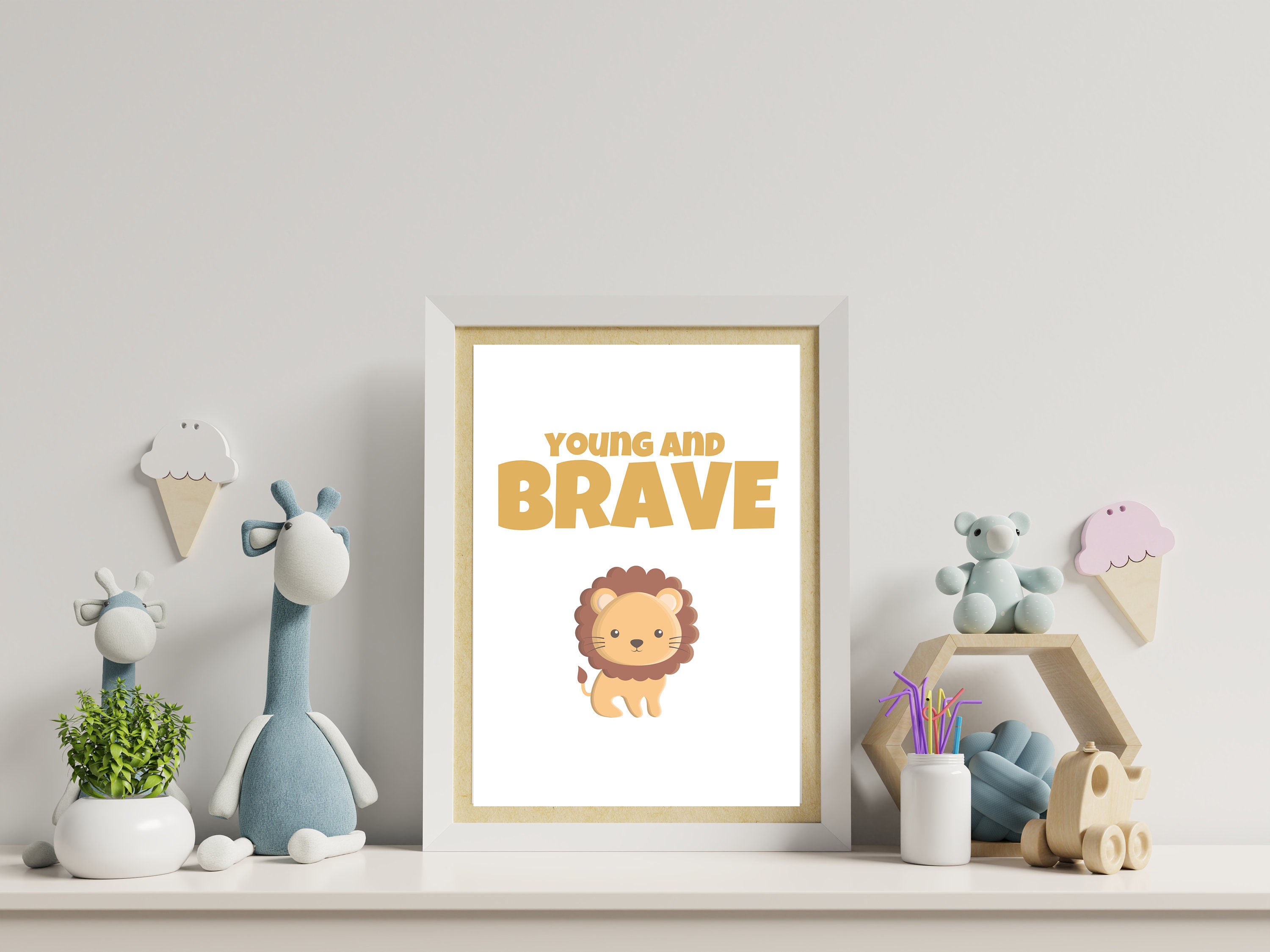 Children's Wall Art Set of 3 Prints Nursery Wall Art Etsy