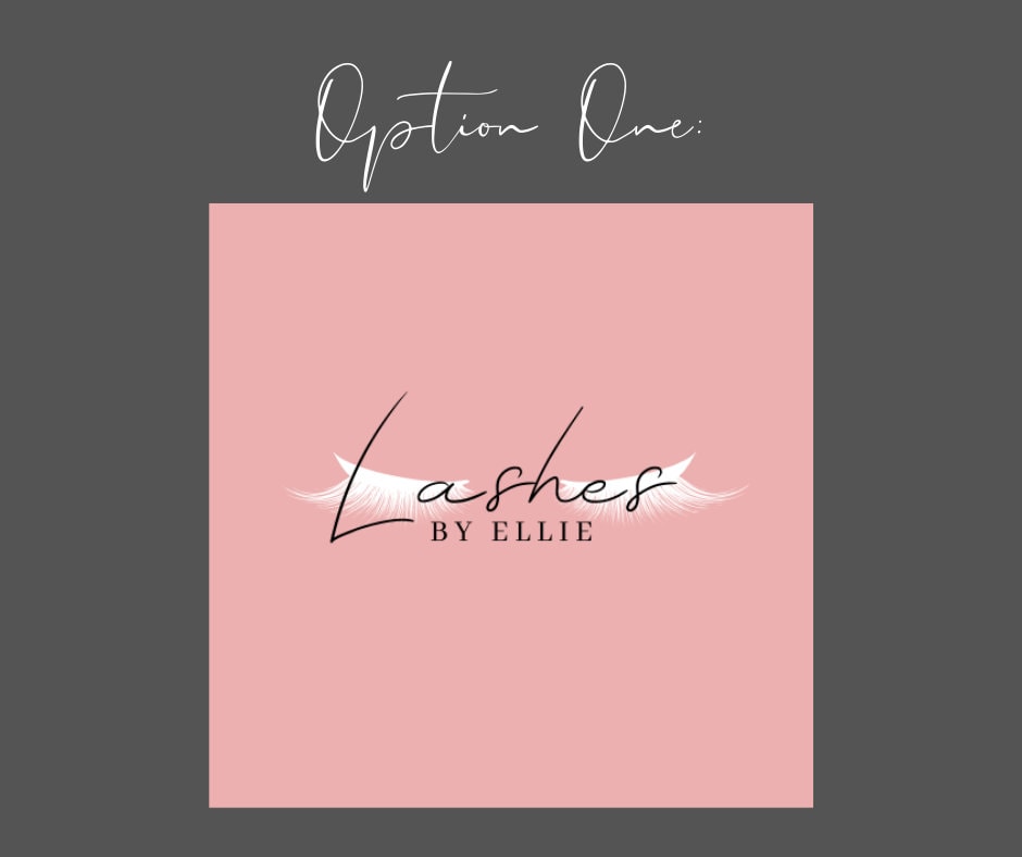 Premade Lash Extension Logo Customisable Lash Logo Makeup | Etsy