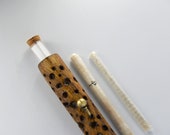 Mezuzah,Vintage, Lucky House Jewish Talisman,Bamboo Mezuzah,Judaica, Housewarming,Mezuzah for Wedding, Mezuzah Case, Talisman