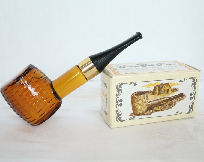 Vintage AVON Corn Cob Pipe Decanter Etsy