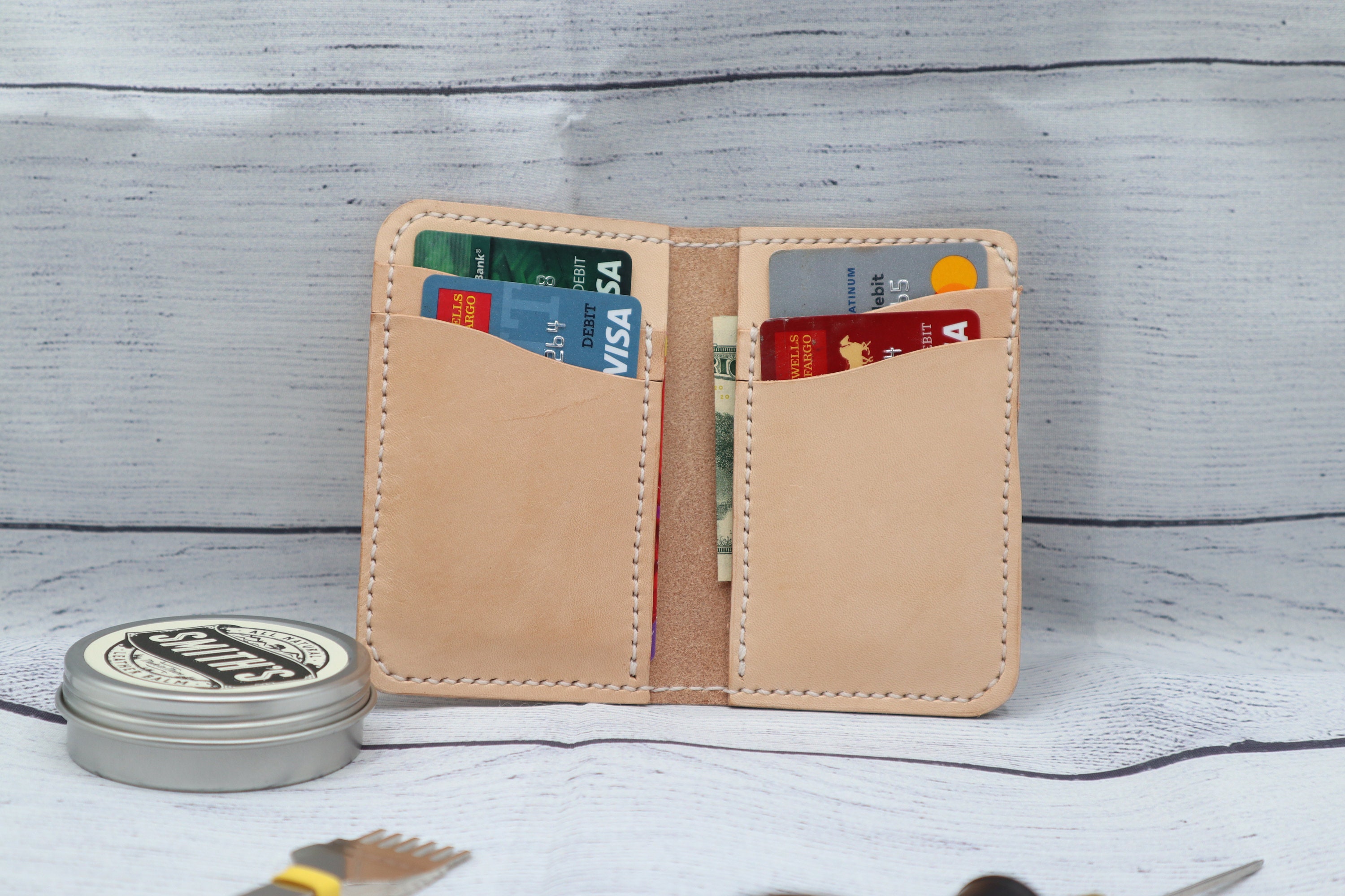 Vertical bifold wallet vertical bifold wallet mini card Etsy