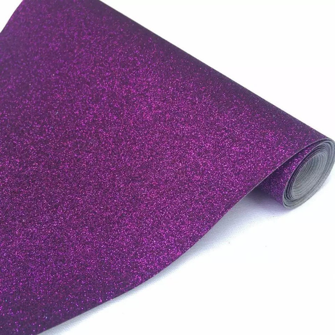 Purple Fine Glitter Faux Leather Sheets Great for Bows, Ear Rings ...