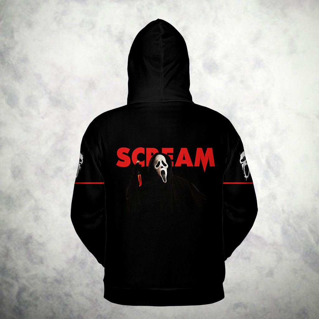 Ghost Face 3D Hoodies, Scream Ghostface Hoodies, No You Hang Up sold by