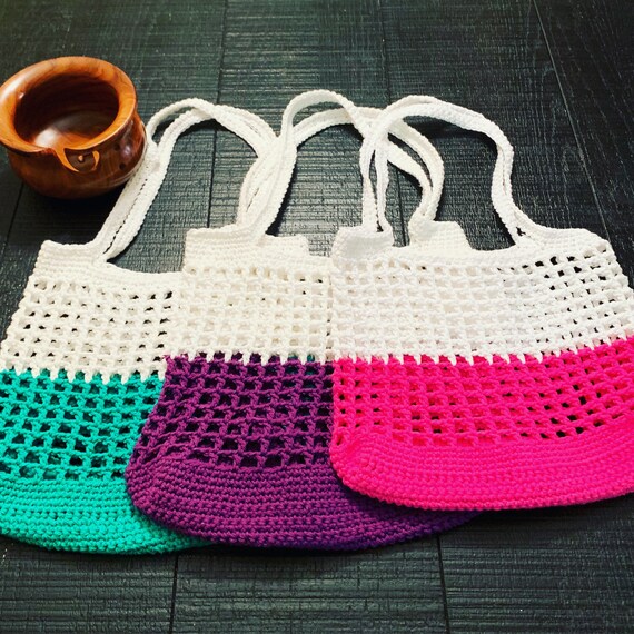 color block market bag
