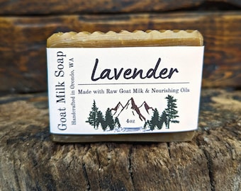 Lavender Goat Milk Soap - All Natural