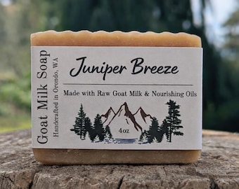 Juniper Breeze Goat Milk Soap - Handmade Soap Bar
