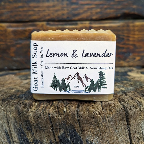 Lemon and Lavender Goat Milk Soap