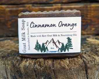 Cinnamon Orange Goat Milk Soap