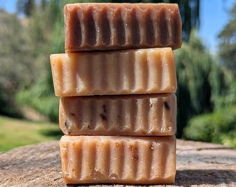 Goat Milk Soap Sampler: Travel Size Artisan Soap, Essential & Fragrance Oils