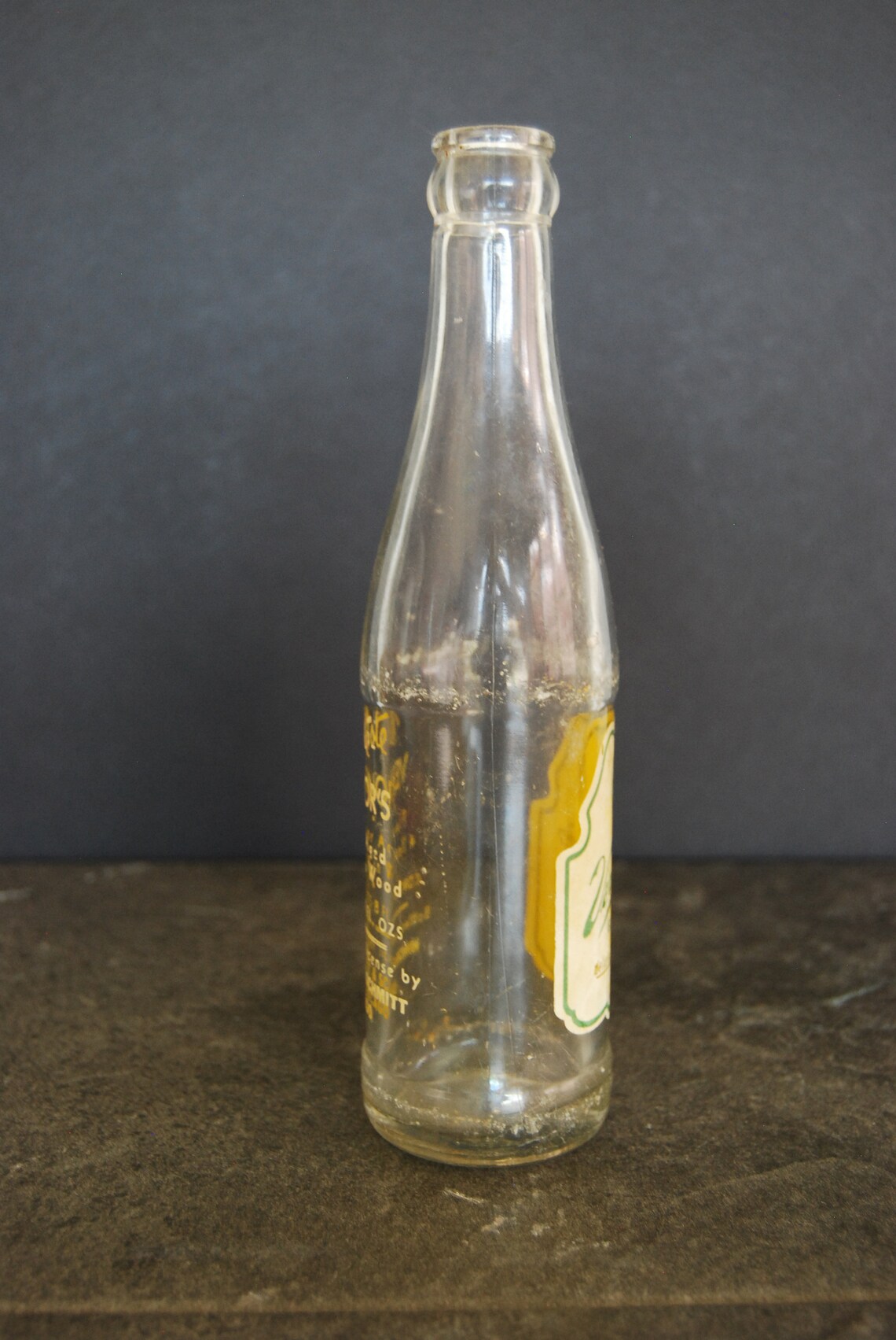 Vintage Vernor's Ginger Ale Glass Soda Bottle Hinckley and Etsy