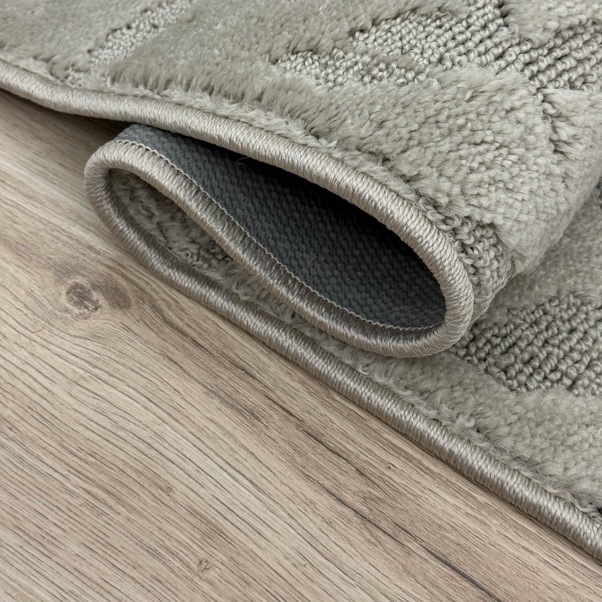 Custom Size Anti Slip Leaves Gray Runner Rug by Feet 26 Inches Wide - Etsy