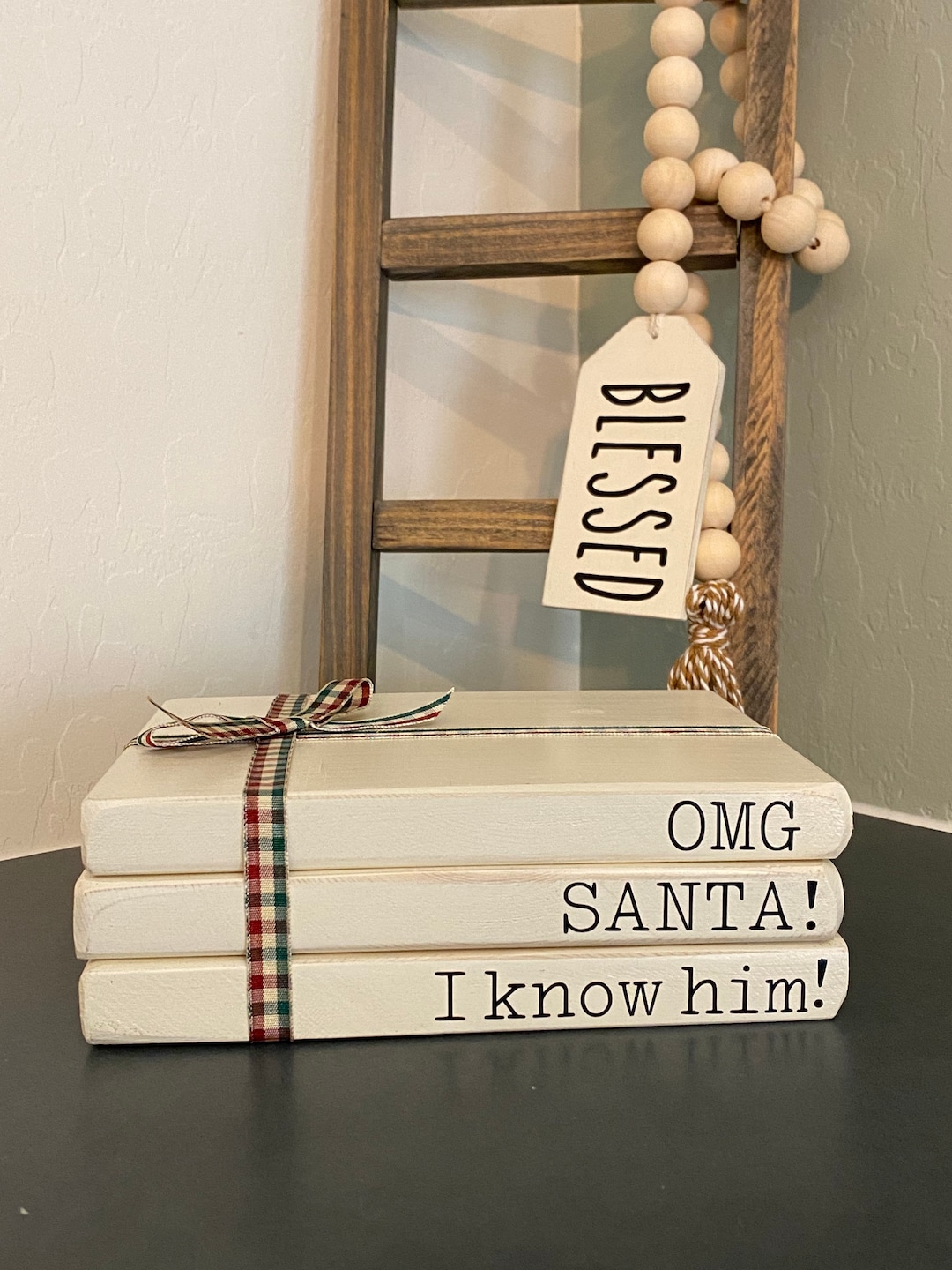 Themed Stacked Book Set Buddy the Elf Book Set Christmas Etsy