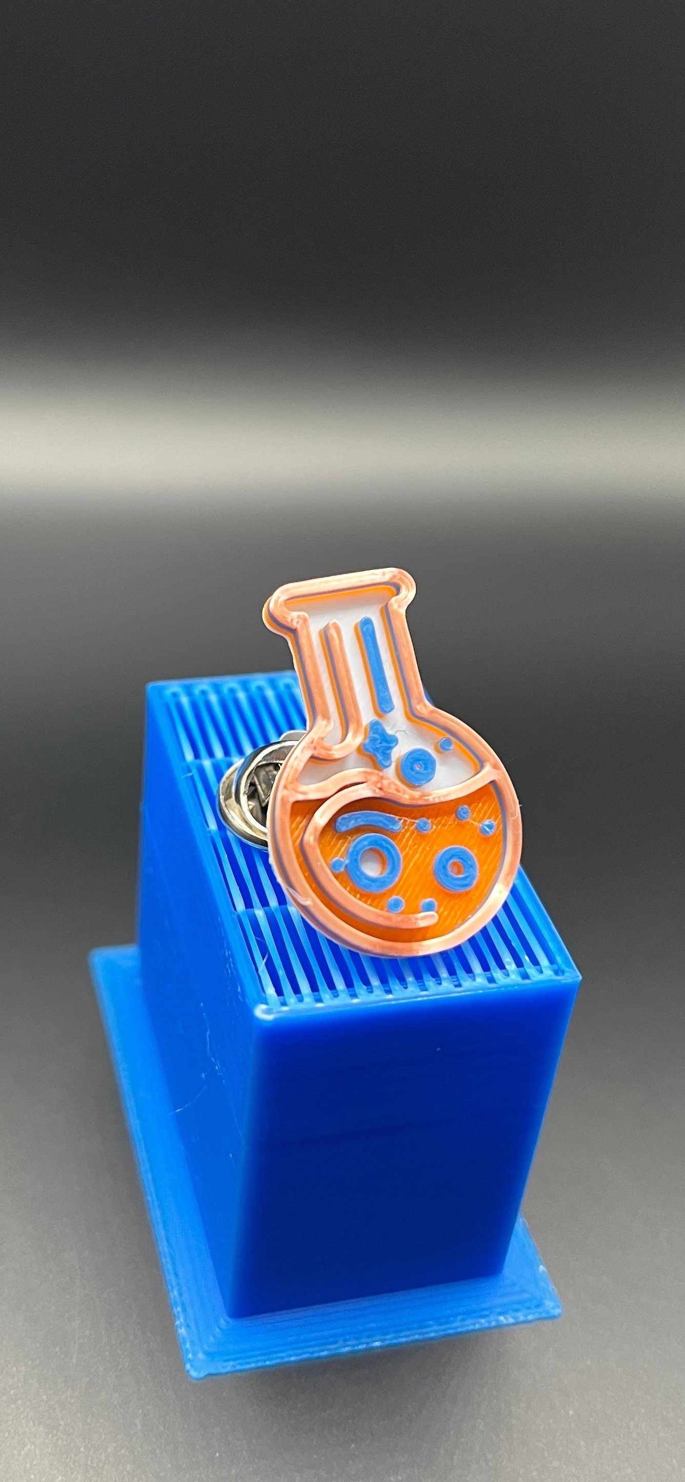 Flask Pin. Simple Design 3d Printed for Lapel, Lanyard or Bags. - Etsy
